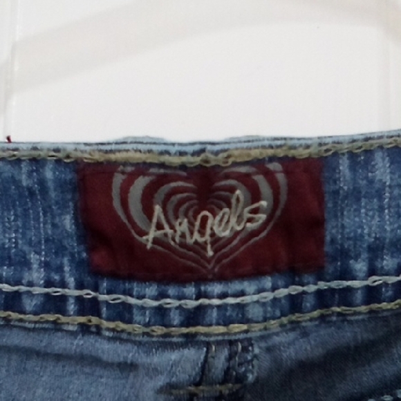 Angels Light Blue Flare Jeans - Picture 4 of 9